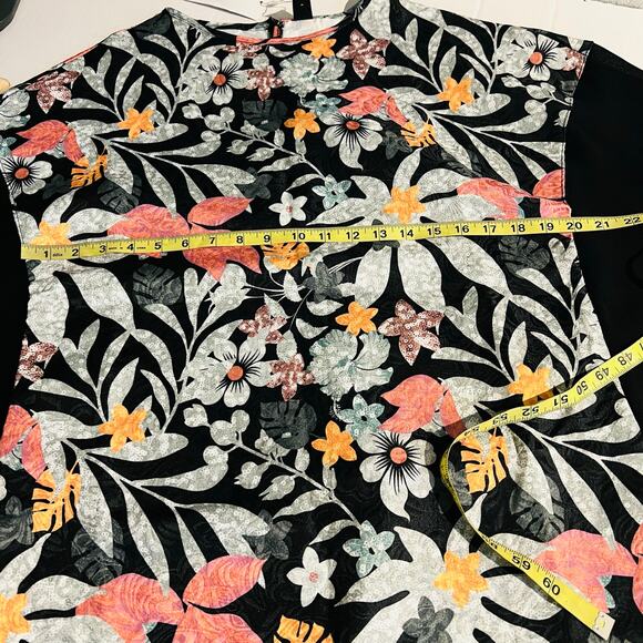 SHEIN Modely Floral Print Kaftan Dress Size XL NWT - Picture 7 of 8